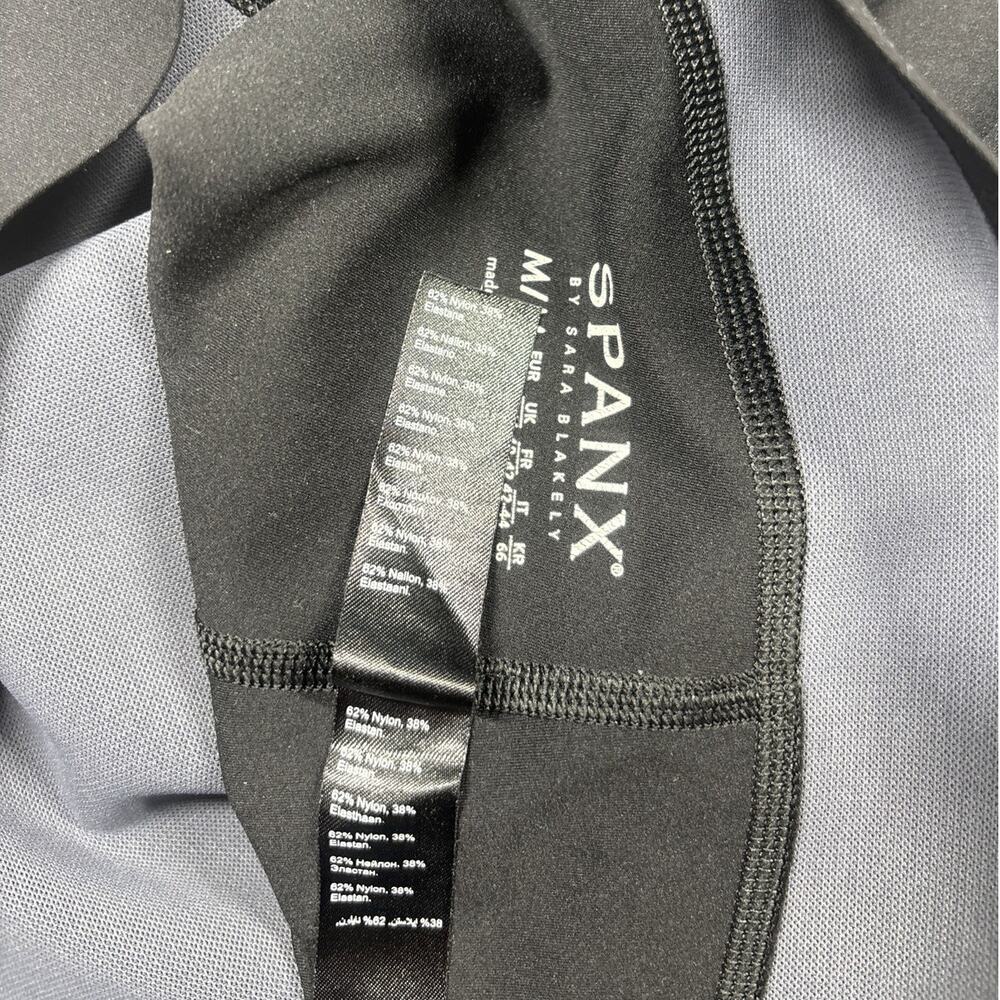 Spanx Every Wear 7/8 Active Pocket Leggings Womens M Black Yoga Pilates Shaping - Picture 7 of 10